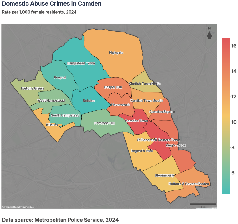 A map of a city with colored areas AI-generated content may be incorrect.