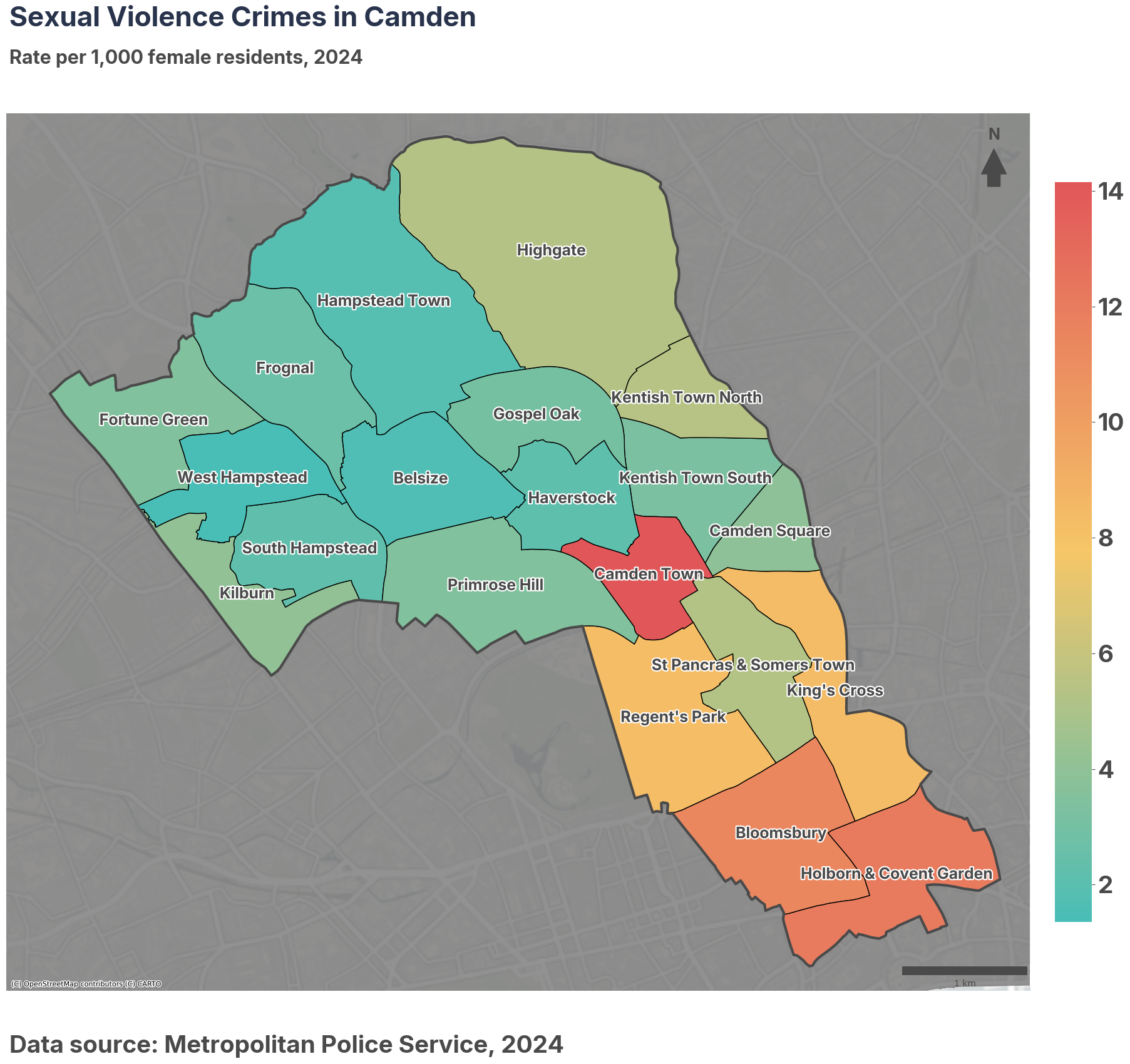 A map of a neighborhood AI-generated content may be incorrect.